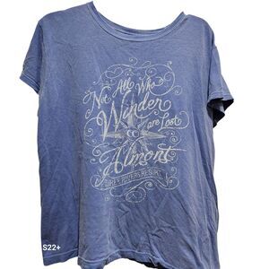 Vintage Comfort Colors Blue Vermont Graphic Tee Size L Faded Soft USA